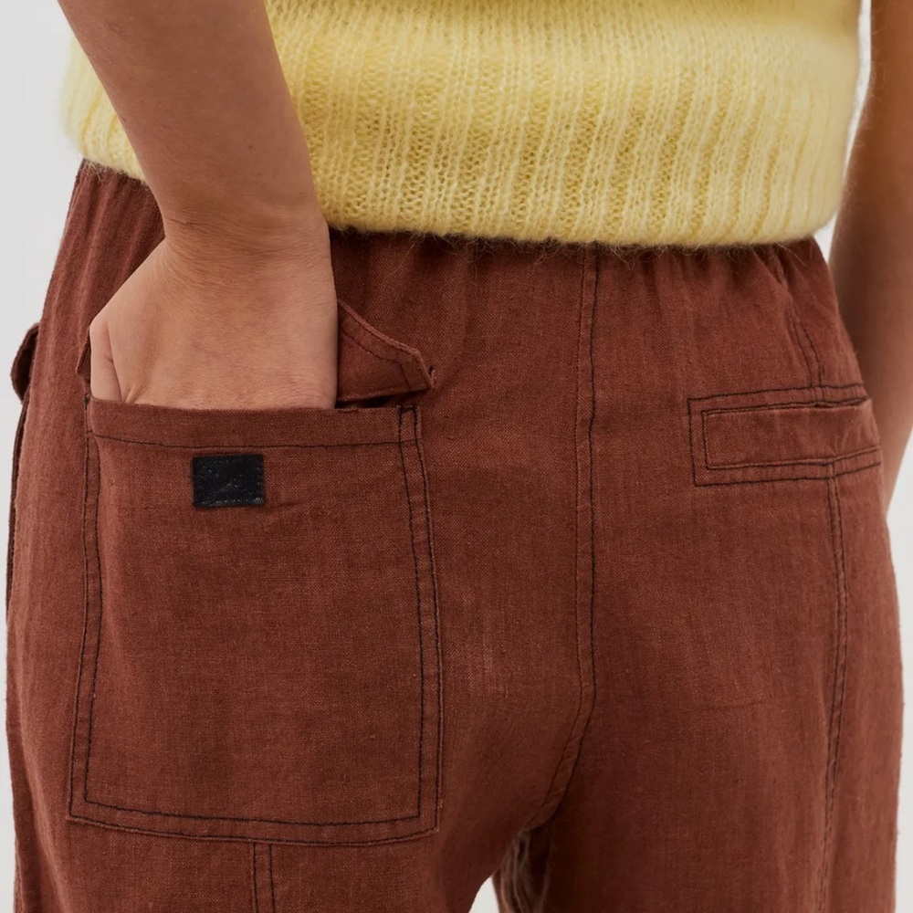 Ganni Brown Cargo Pants - Picture 3 of 11